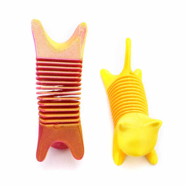 Popular Children's 3D Printed Spring Cat Toy Model Creative Decompression Animal & Dinosaur Genre - Image 5