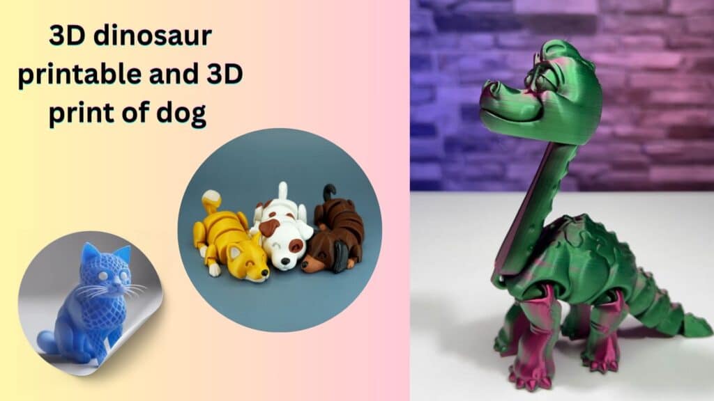 3D dinosaur printable and 3D print of dog or a cat 3D print the Future of Pet Memorials: A New Way to Honor Our Furry Friends