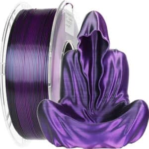 3d printer and filament Dual Black Purple PLA