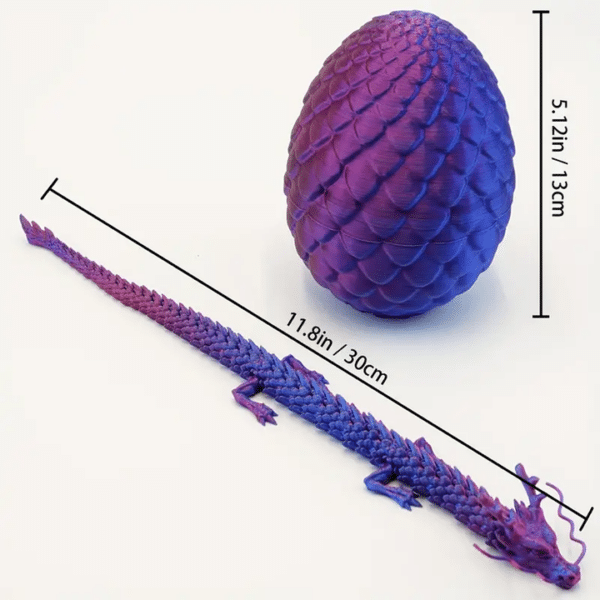 3d Crystal Dragon Print