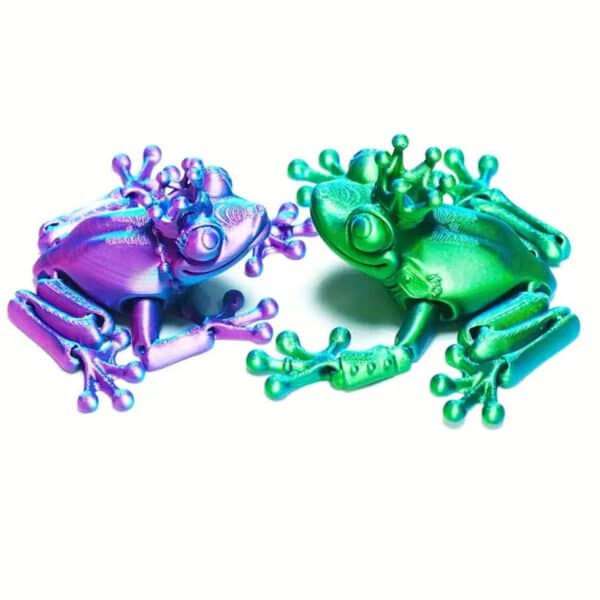 Customizable 3D Printed Crown Frog Movable Children's Toy - Image 6