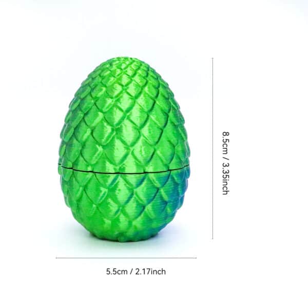 Articulated Dragon Crystal Gem 3d Fidget Egg Toy for Kids