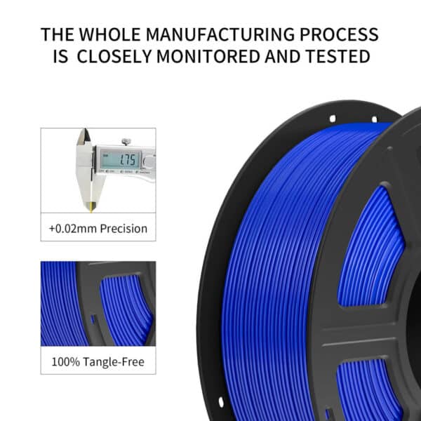 High-Speed 3D Printer PETG Deep Blue Filament 1kg - Image 3