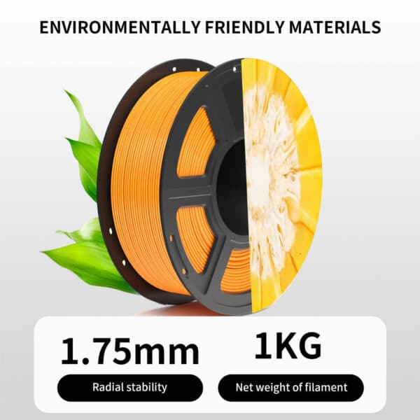 High-Speed Orange PLA 3d printer refill filament 1.75 mm - Image 2