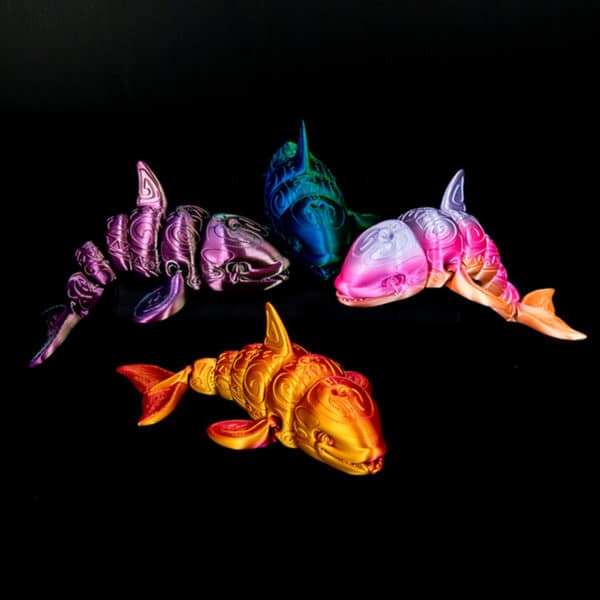 Customizable 3D Printed Crystal Fish