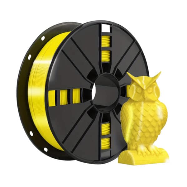 1.75mm PLA Yellow Filament for FDM 3D Printers – High Quality