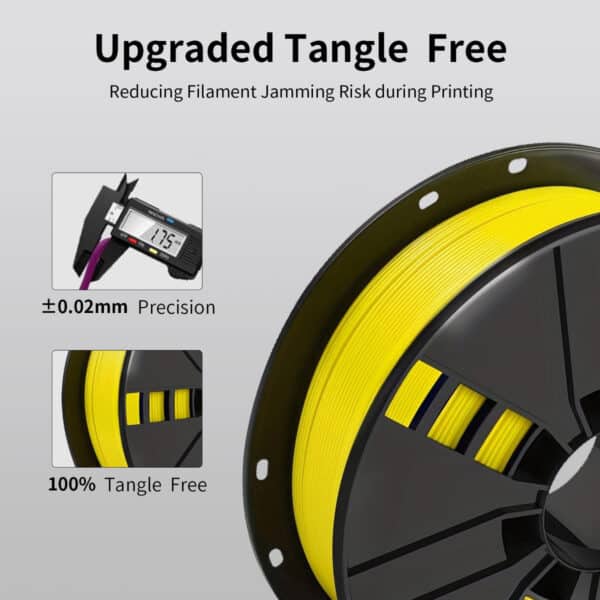 High-Speed yellow pla Filament for 3d printing strength - Image 8