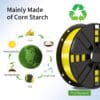 Yellow PLA 1.75mm Filament for FDM 3d printer filament - Image 8