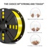 Yellow PLA 1.75mm Filament for FDM 3d printer filament - Image 7