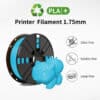 High-Speed Light Blue PLA+ Filament FDM 3D Printing - Image 7