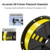 Yellow PLA 1.75mm Filament for FDM 3d printer filament - Image 6