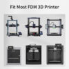 High-Speed Light Blue PLA+ Filament FDM 3D Printing - Image 6