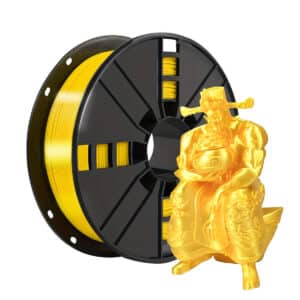 21.75mm PLA Bright Gold Filament for FDM 3D Printers – 1kg Spool