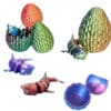 Custom 3D Printed Shark Egg Movable Creative Children's Toy - Image 9