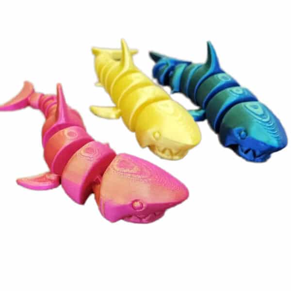 Custom 3D Printed Shark Movable Creative Children's Toy - Image 7