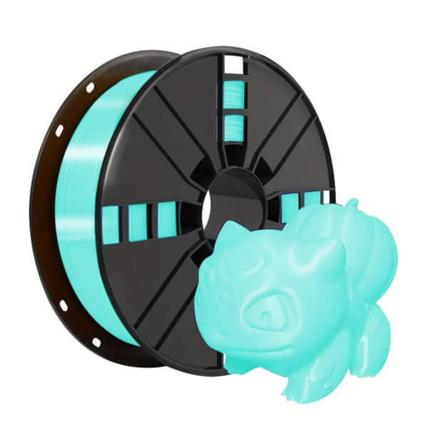 3D PLA Monochrome Cyan 1.75mm Filament for FDM Printing