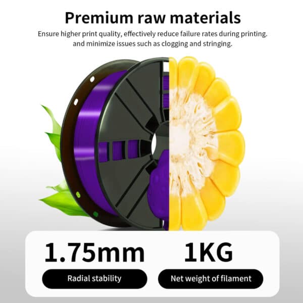 3D Printing PLA Monochrome 1.75mm Filament for FDM Printers - Image 5