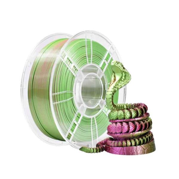 3d printer filament PLA Silk Red Green 1.75mm