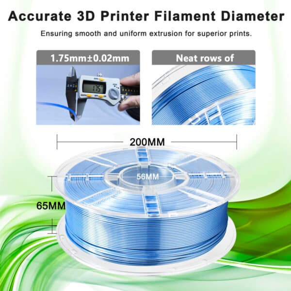 Blue PLA 3D Printing Filament, Strong  3D Printing Material - Image 5