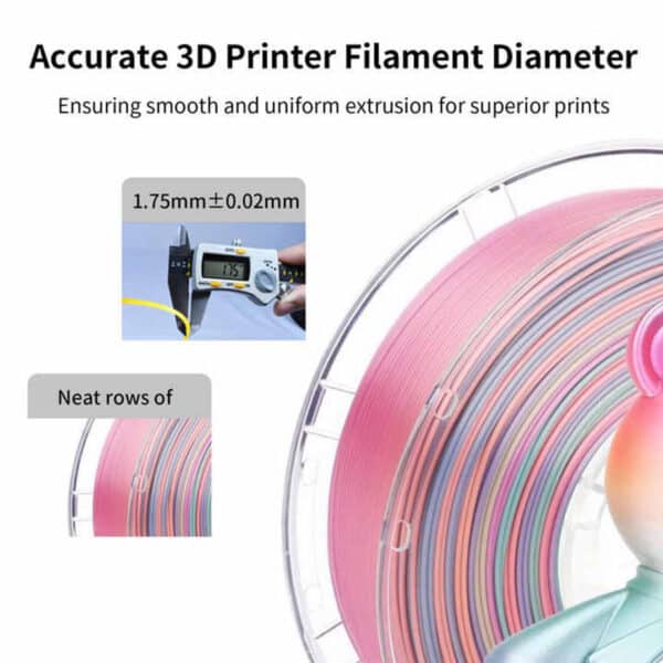 Silk Candy Color 1.75mm PLA 3D Printer Filament - Image 5