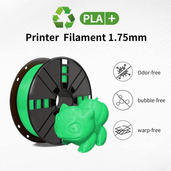 1.75mm Green PLA High Speed FDM Filament for 3D Printing - Image 5