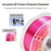 Silk Tri Color Red Gold Purple PLA 3D Printer Filament - Image 5