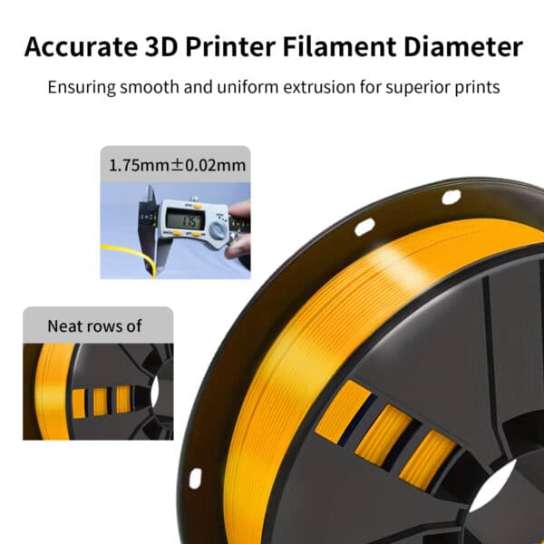 Gold PLA Silk  3D Printer Filament FDM Material - Image 5