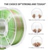 Silk Two Color PLA Filament 1.75mm for 3d printer filament - Image 2