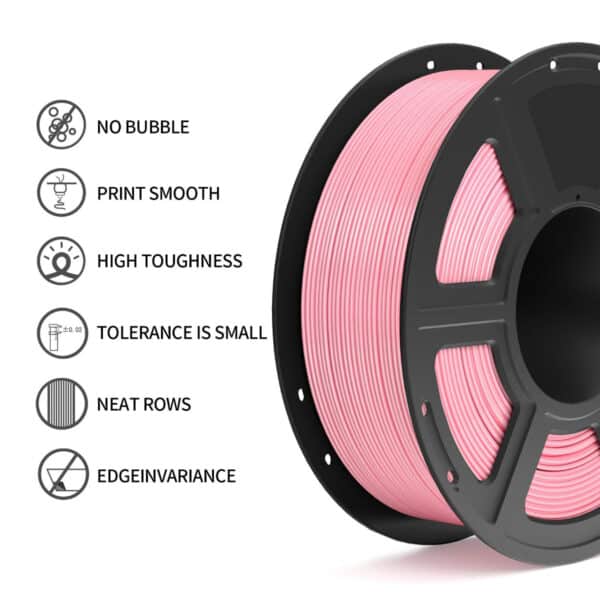 High-Speed PETG Pink Filament for 3D Printer 1.75mm - Image 4