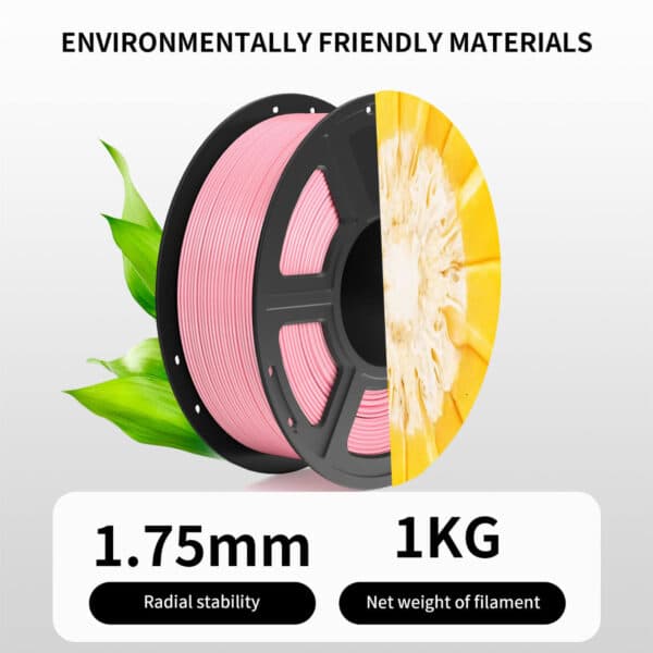 High-Speed PETG Pink Filament for 3D Printer 1.75mm - Image 3