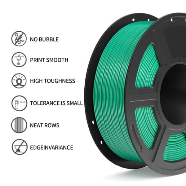 High-Speed PETG Sea Green 3D Printer Filament 1.75mm - Image 5