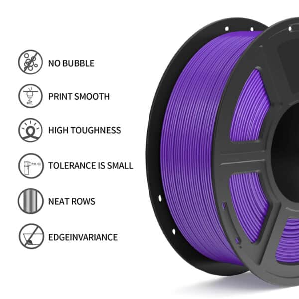 High-Speed 3D Printer PETG Purple Filament - Image 3