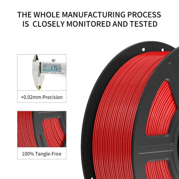 High Speed PETG Red 3D Printer Filament 1.75mm - Image 5