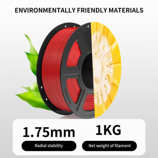 High Speed PETG Red 3D Printer Filament 1.75mm - Image 3