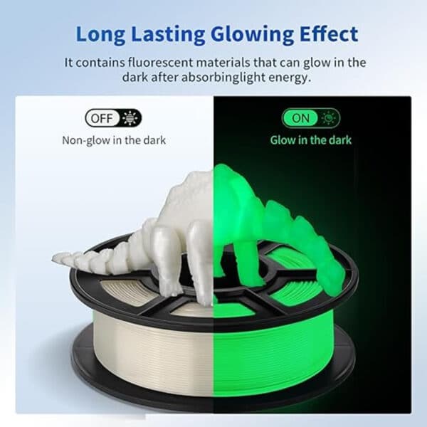 Luminous PLA Plus 3D Printer Filament – 1.75mm, 1kg - Image 3