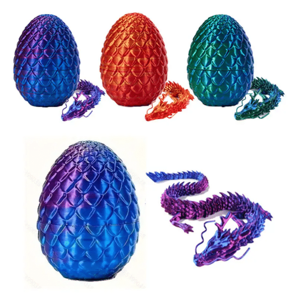 3d Crystal Dragon Print
