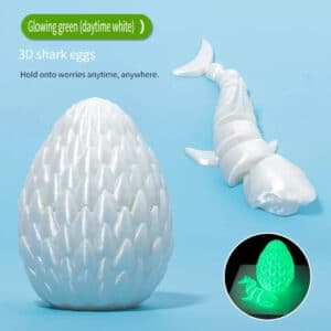Custom 3D Printed Shark Egg