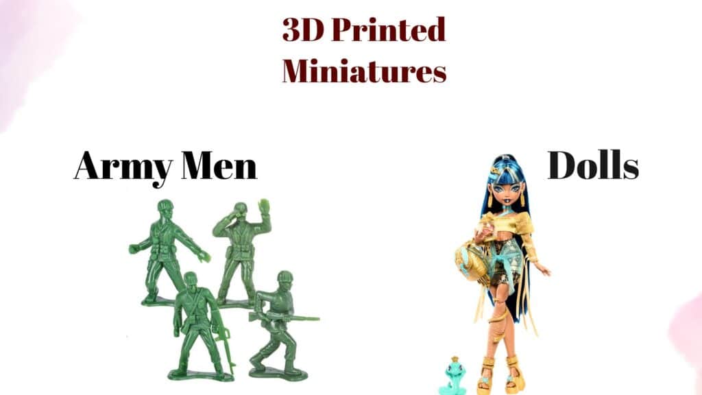 3D Printed Miniatures and the Gaming Industry: Dolls, Anime Figures