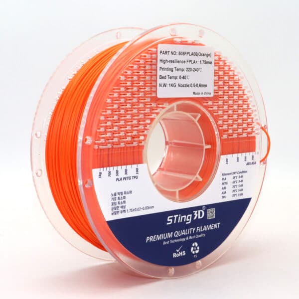 High Resilience Airless Basketball FPLA 175mm Filament - Image 3