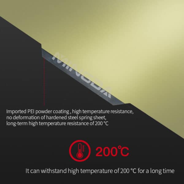 Aluminum Heat Bed PEI Platform For 3D DIY Printer - Image 2