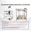 High Flow Rate Nozzle Industrial 3D FDM Printing Machine - Image 3