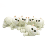 Creative 3D Printed White Cat Movable joint Model Toy For Kids - Image 4