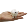 Creative 3D Printed White Cat Movable joint Model Toy For Kids - Image 5