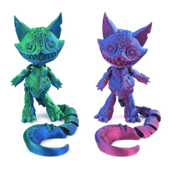 Creative 3D Printed Trendy Tail Cat Toy Model With Movable Joints - Image 3