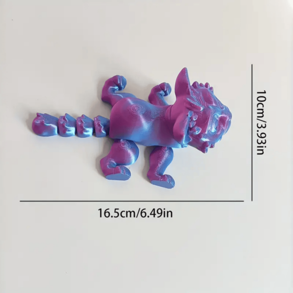 Creative 3D Printed Cute Cat Toy Model With Movable Joint - Image 3