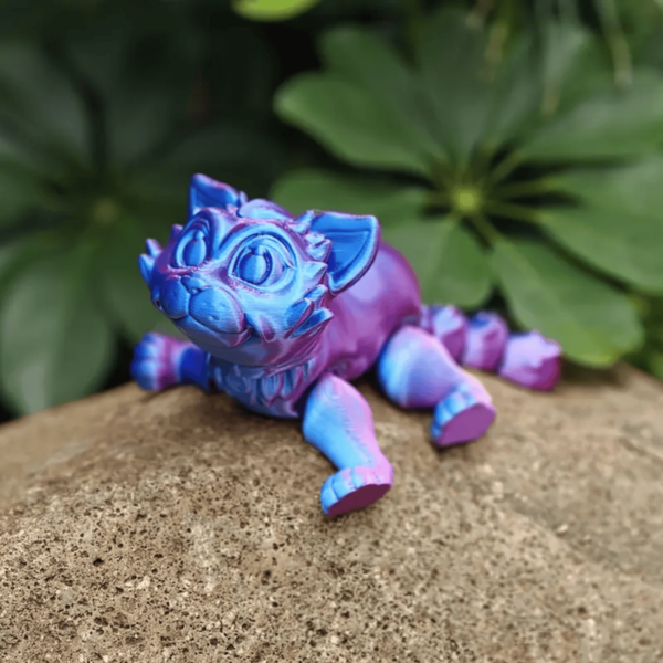Creative 3D Printed Cute Cat Toy Model With Movable Joint - Image 4
