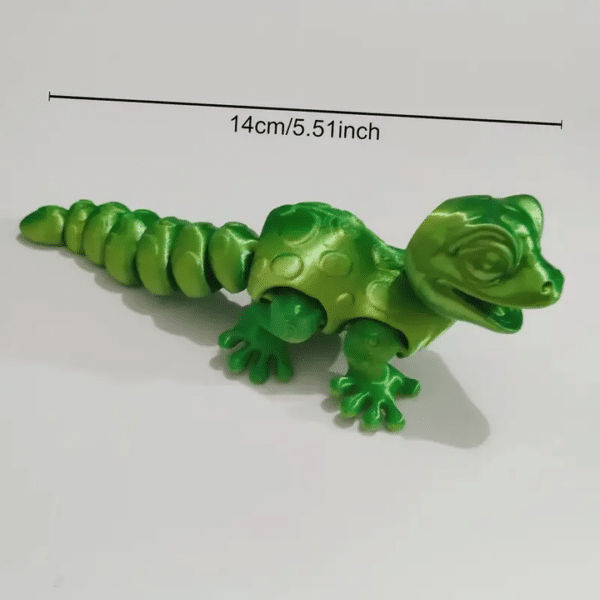 3D Printed Gecko Joint Movable Creative Children's Toy Model - Image 7