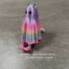 Spooky Fun Ghost Cat Christmas Toy Creative 3D Printed Decoration - Image 5