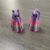 Spooky Fun Ghost Cat Christmas Toy Creative 3D Printed Decoration - Image 6
