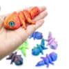 Colorful 3D Printed Lizard Keychain Toy A Fun Accessory for Kids - Image 2